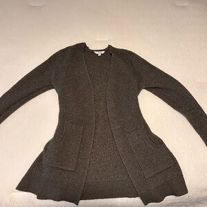 Time and Tru Women's Taupe Cardigan Sweater